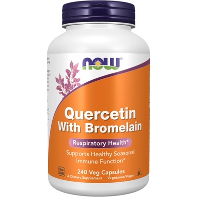 Now Foods Kvercetin s Bromelinem 240 kapslí