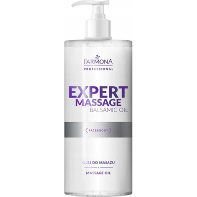 Farmona Expert Masážní balzámový olej 500 ml olej na masáž obličeje a těla