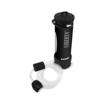 Lifesaver Бутилка за филтриране и пречистване на вода, 400 мл, черна (LB-LI-BK)
