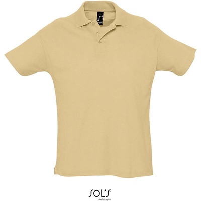 Sol's Summer II Piqué polo hnedé sand