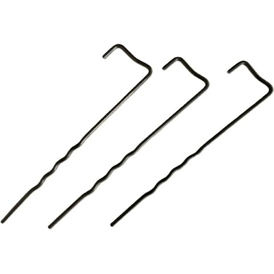 GTEX Ocelové kotvící skoby do země GEOPIN 20cm × 4mm – balení 100 ks
