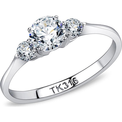 Mabell Dámský prsten z chirurgické oceli ZITA CZ221TK3431 5C45