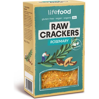 Lifefood Life crackers Rozmarínové Bio Raw 90 g
