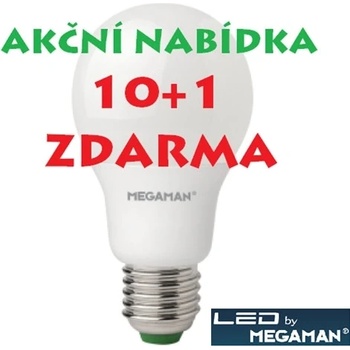 Megaman LED žárovka 11W E27 1055lm 2800K LG2311 AKCE 10+1