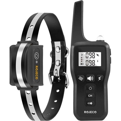 ROJECO 1000m електрически нашийник за лаене PD529 Black (RJTCXGQYTY-01A01)