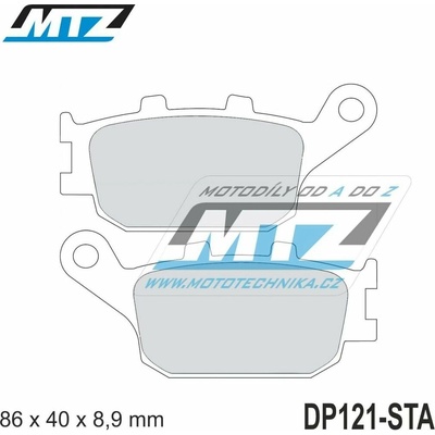 Destičky brzdové DP121-STA - směs Standard DP121-STA