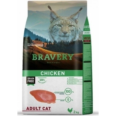 Bravery cat ADULT chicken 2 kg