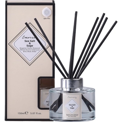 Z - TRADE s. r. o Z - TRADE s. r. o. Дифузер Emocio Морска сол и градински чай, 150 мл + ароматни пръчици