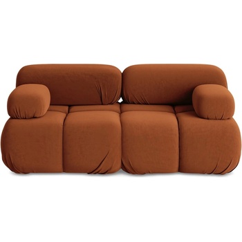 makamii Оранжев кадифен модулен диван 190 cm Lokua - Makamii (LOKUA_2S_1_P1_C11)