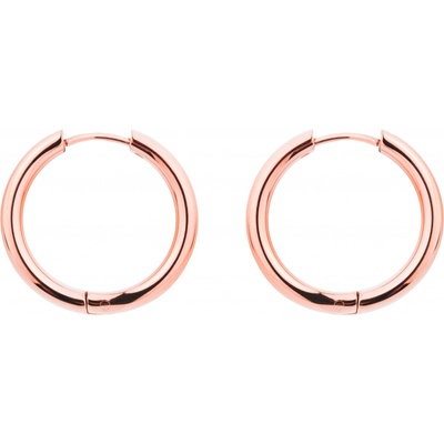 Franco Bene Velké kroužky růžovo zlaté 2283