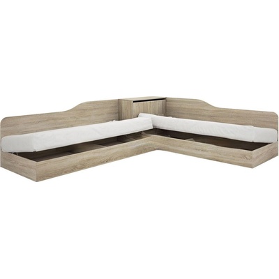 Bogdan Furniture I Ъглови легла Mod 2043, Сонома тъмна