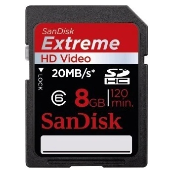 SanDisk SDHC class 10 8 GB SDSDX-008G-X46