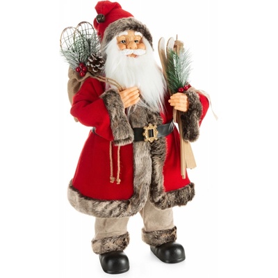 EUROFIRANY VIANOČNÁ FIGÚRKA SANTA 80 CM ČERVENÁ