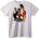 NOONEBRAND Тениска Дядо Коледа в Люлеещ се Стол - 2XL, White