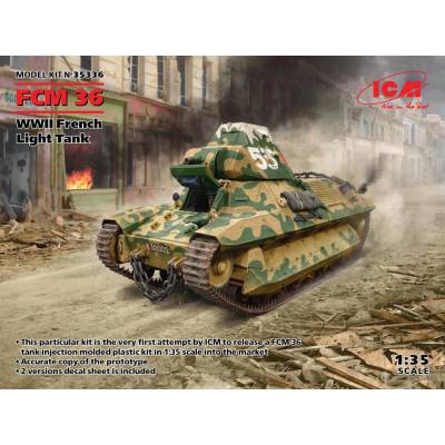 ICM FCM 36 WWII French Light Tank 1:35