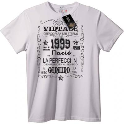 NOONEBRAND 1990 ГENUINO Легенда Тениска - 2XL, White