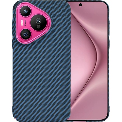 Techsuit Carbonite FiberShell puzdro pre Huawei Pura 70 – Cyan