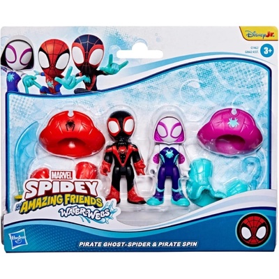 Hasbro Spidey And His Amazing Friends Waterwebs Pirate Ghost Miles (g1462)