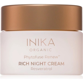 INIKA Organic Phytofuse Renew Rich Night Cream антиоксидантен нощен крем 50ml