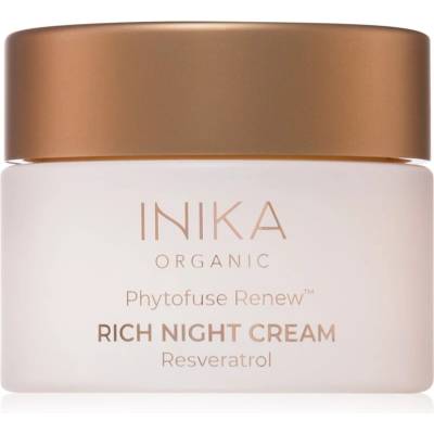 INIKA Organic Phytofuse Renew Rich Night Cream антиоксидантен нощен крем 50ml