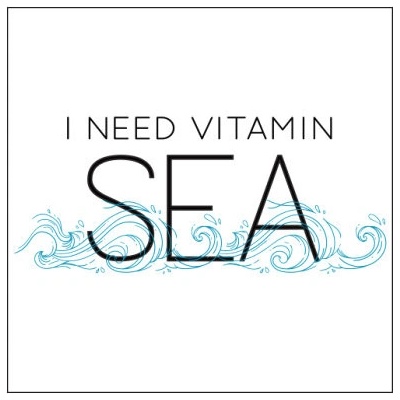 Plakát čtverec Ikea kompatibilní I need vitamin sea
