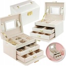 Livefy šperkovnice Luxe 3 béžová