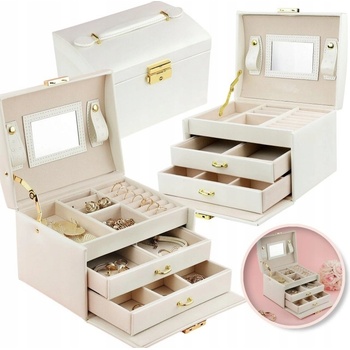 Livefy šperkovnice Luxe 3 béžová