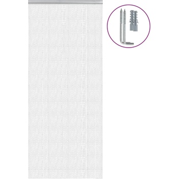 Image 1 of vidaXL Мрежа за врата с верижки, 90x212 см, алуминий (4010012)