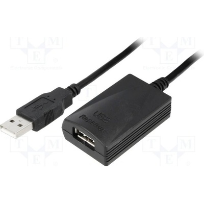 Goobay 68876 Repeater USB, USB 2.0, USB A zásuvka, USB A vidlice, 5m