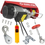 MAR-POL Лебедка електрическа въжена, mar-pol m80788, 500w, 125/250 кг, 12 м (m80788)