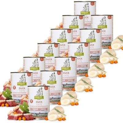 Isegrim Dog Adult Duck with Parsnip Sea Buckthorn & Wild Herbs 12 x 800 g