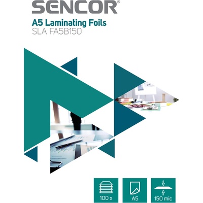Fólie laminovací SENCOR SLA FA5B150 A5 150mic 100ks
