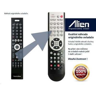 Diaľkový ovládač Alien Technisat DIGIPAL T2 DVR