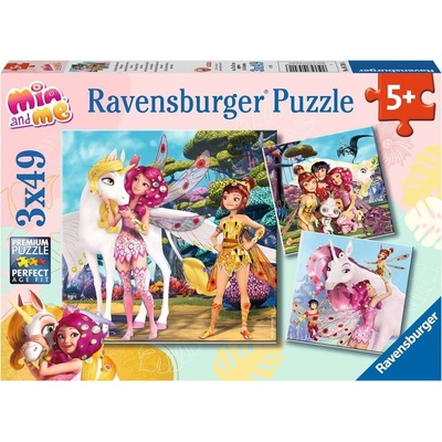 RAVENSBURGER Mia a já 3x49 dielov
