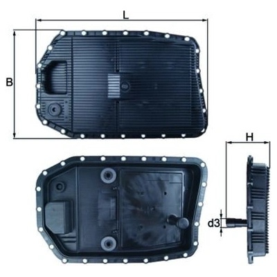 Olejová vaňa automatickej prevodovky MAHLE HX 154