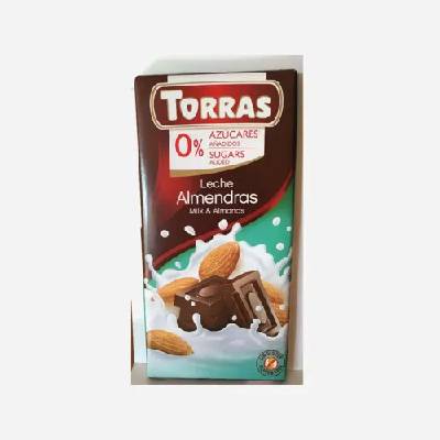 Torras mléčná s mandlemi 5 x 75 g