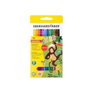 Image 1 of Eberhard Faber Цветни моливи с гума 12 цвята