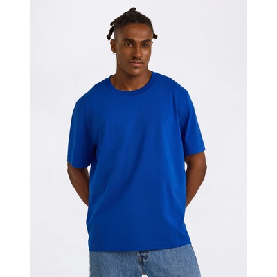 Organic Basics True Heavy Boxy Fit Tee Vibrant Blue