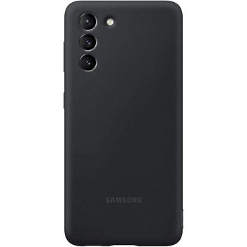 Samsung Silicone Cover EF-PG991TB - оригинален силиконов кейс за Samsung Galaxy S21 (черен)