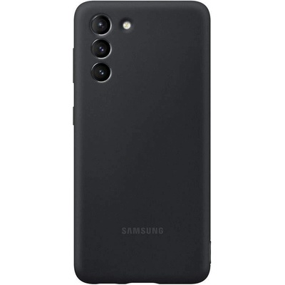 Samsung Silicone Cover EF-PG991TB - оригинален силиконов кейс за Samsung Galaxy S21 (черен)