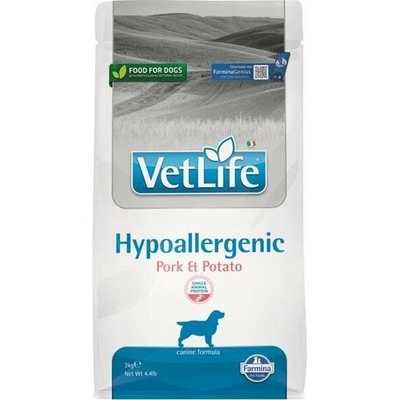 Vet Life Natural Canine Hypoallergenic Pork & Potato 2 kg