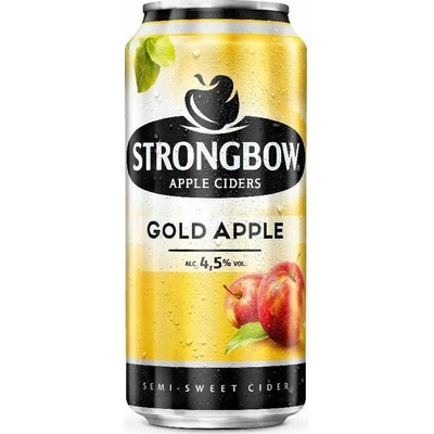 Strongbow s příchu. Gold apple 4,5% 0,44 l (plech)