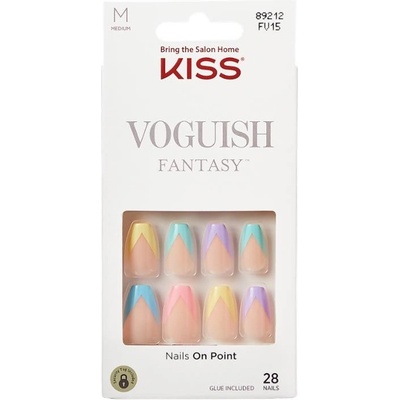 KISS Voguish Fantasy Candies umělé nehty medium 28 ks