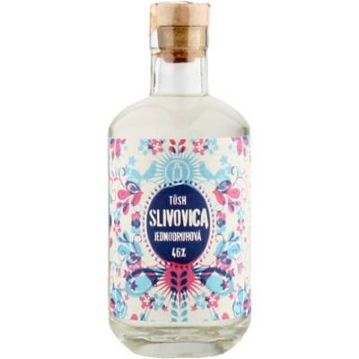 Tōsh Slivovica Jednodruhová 46% 0,5 l (holá láhev)