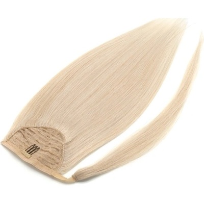 CLIP IN culík rovný ze 100% pravých vlasů 60cm - platina