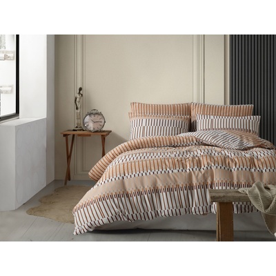 Brotex obliečky bavlna Miranda hnedá 140x220 70x90
