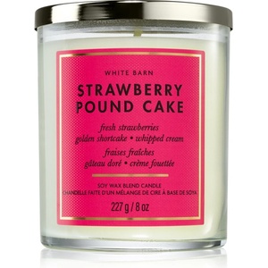 Bath & Body Works Strawberry Pound Cake ароматна свещ 227 гр