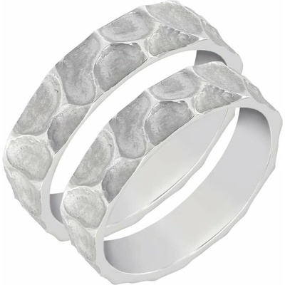 Eppi Snubní prsteny ze zlata s reliéfem Elias RW38586