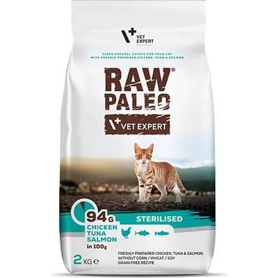 Vetexpert RAW PALEO Sterilised CAT 2 kg
