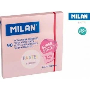 MILAN Sticky notes 76x76/90K pink MILAN